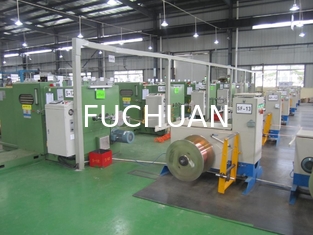 0.05-2.52mm سیم مس قوطی شده دو بار پیچ و خم کردن دستگاه ساخت رشته