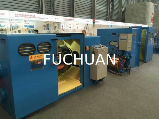 FUCHUAN 4000 Twist Copper Wire Bunching Machine عملکرد صفحه نمایش لمسی 19 عدد