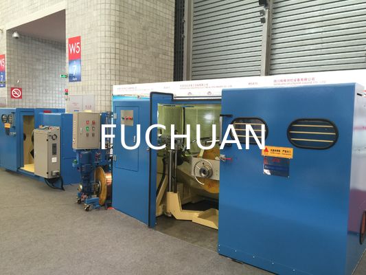 FUCHUAN 4000 Twist Copper Wire Bunching Machine عملکرد صفحه نمایش لمسی 19 عدد