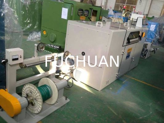 کابل LAN تجهیزات دستگاه چرخان سیم دو تابنده FUCHUAN اتوماتیک
