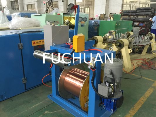 دستگاه پیچش سیم مسی آبی آسمانی تجهیزات سیم فعال بدون محور