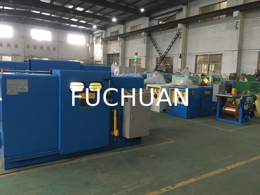 دستگاه پیچش سیم مسی آبی آسمانی تجهیزات سیم فعال بدون محور