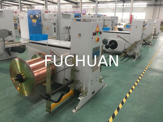 PLC دو پیچ و تاب ماشین Bunching تجهیزات اتوماتیک سیم مسی چرخان
