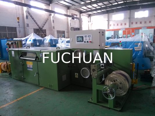 کابل LAN تجهیزات دستگاه چرخان سیم دو تابنده FUCHUAN اتوماتیک