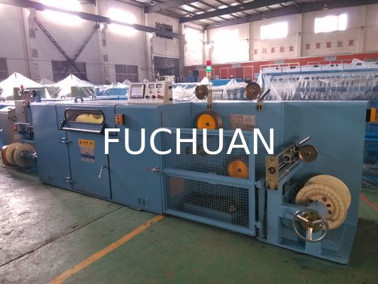 کابل LAN تجهیزات دستگاه چرخان سیم دو تابنده FUCHUAN اتوماتیک