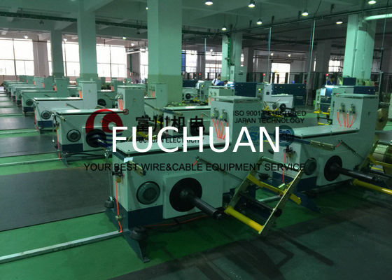 FUCHUAN مسی Bunching دستگاه سیم لعاب چرخاندن تجهیزات سیم لخت