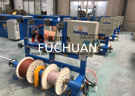 صفحه لمسی Double Twist Buncher 3000 RPM Core Wire 500 Take Up Bobbin