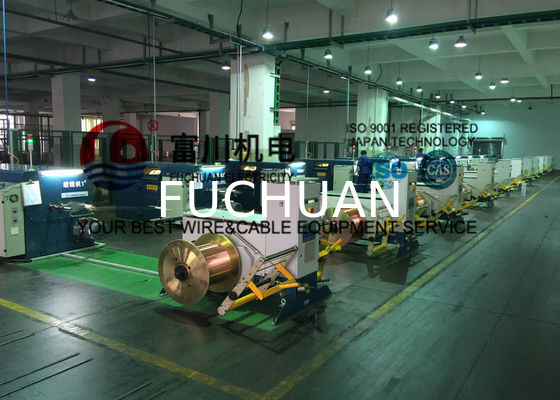 FUCHUAN Touch Screen Double Bunching Machine Buncher Pitch 6.3-52.3