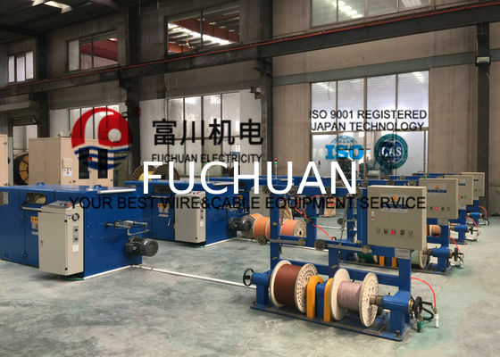 FUCHUAN Touch Screen Double Bunching Machine Buncher Pitch 6.3-52.3