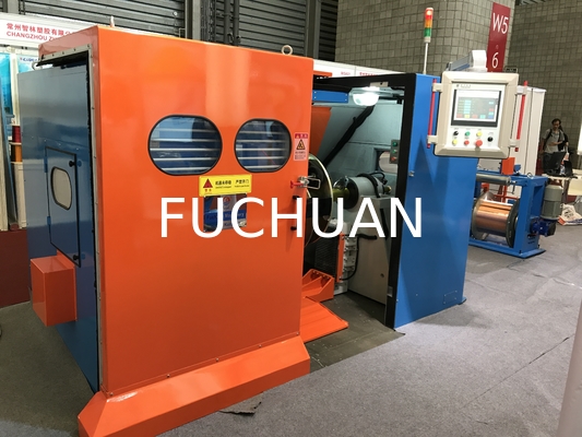 0.05-2.52mm سیم مس قوطی شده دو بار پیچ و خم کردن دستگاه ساخت رشته