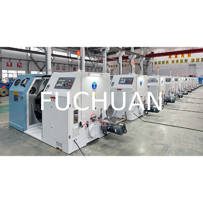 High-Speed 650B Automatic Double Twist Bunching Machine for Copper Wire Manufactured by Fuchuan