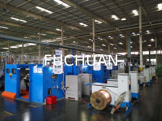 FUCHUAN مسی Bunching دستگاه سیم لعاب چرخاندن تجهیزات سیم لخت