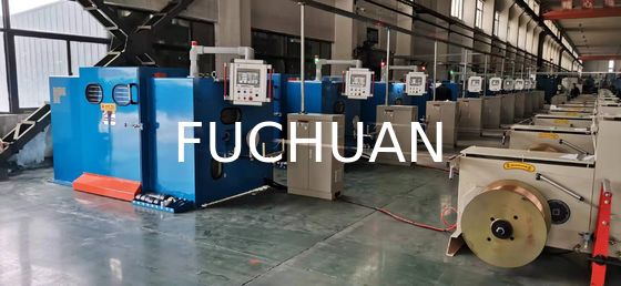 FUCHUAN مسی Bunching دستگاه سیم لعاب چرخاندن تجهیزات سیم لخت