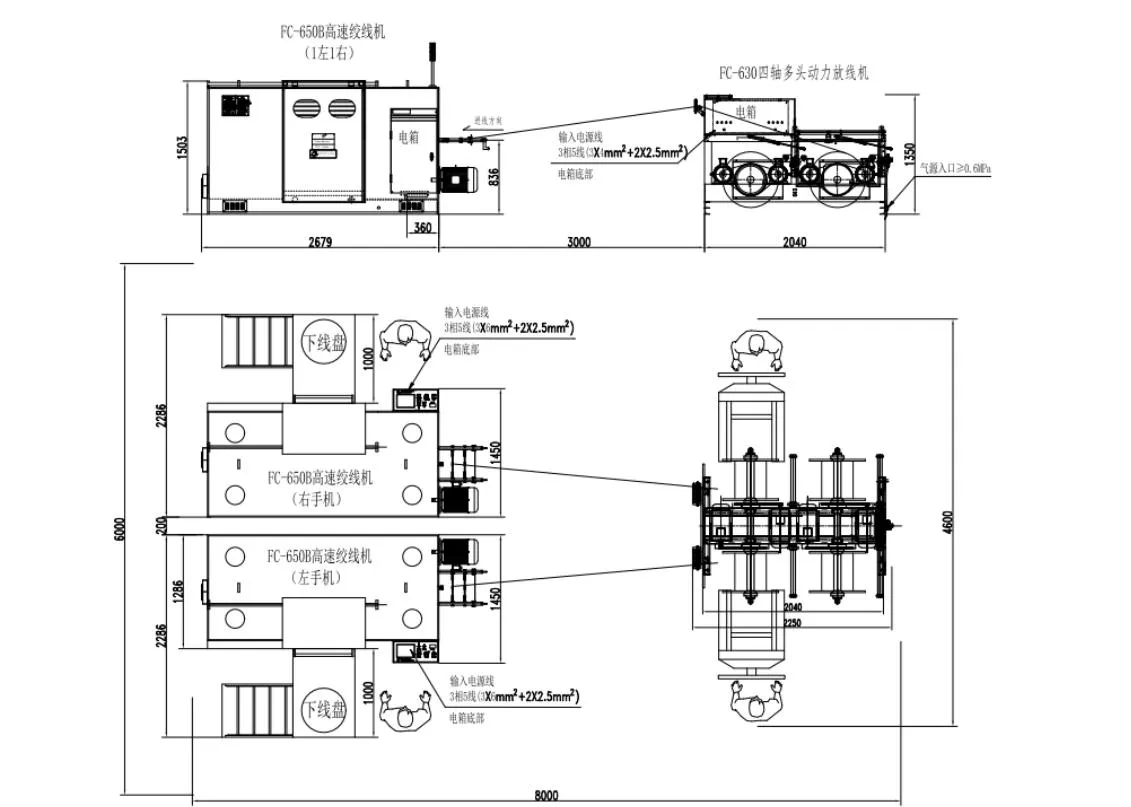 Cable Manufacturing Machine 650 Cable Stranding Twist Machine 1+6+12 Bunching Machine for Copper Wire and Cable 4